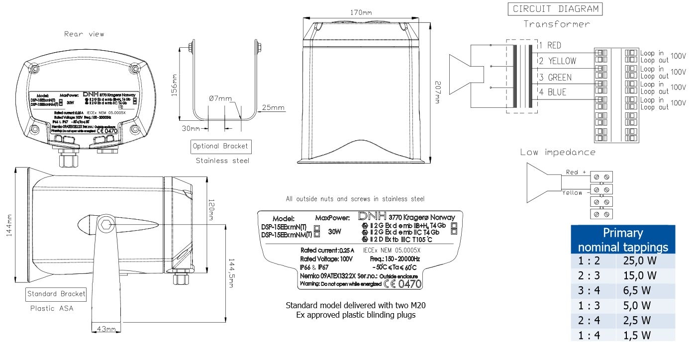 dsp15eexmnt-horn-loudspeaker