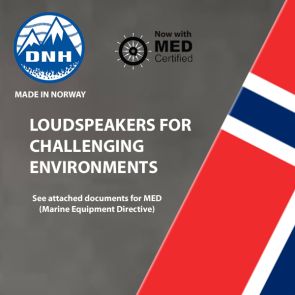 DNH Loudspeakers Now also with MED certification