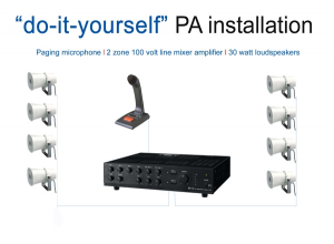 TOA DIY do it yourself pa installation pack 2