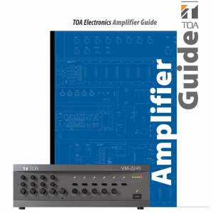 TOA PA System Amplifier Guide 